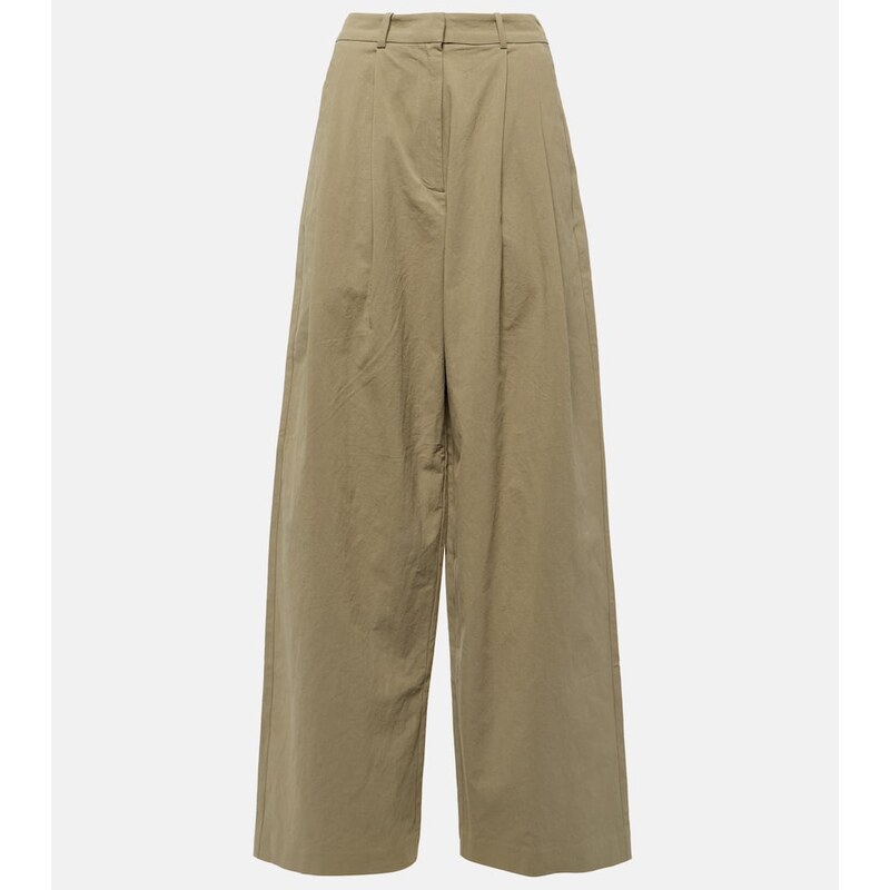 Proenza Schouler White Label Helena cotton-blend wide-leg pants
