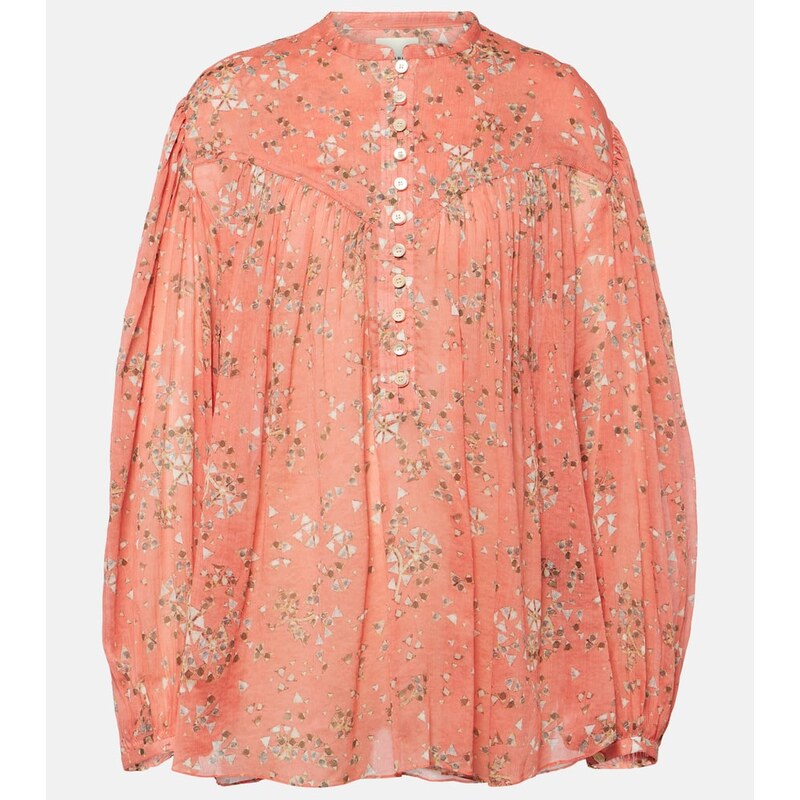 Isabel Marant Kiledia cotton and silk blouse