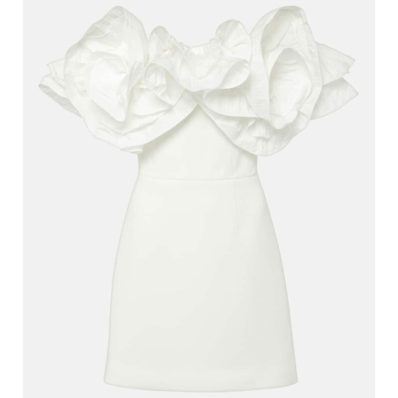 Rebecca Vallance Bridal Tessa ruffled mini dress