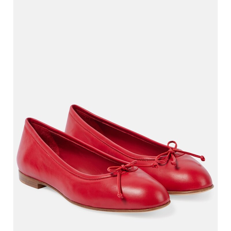 Manolo Blahnik Veralli Verona leather ballet flats