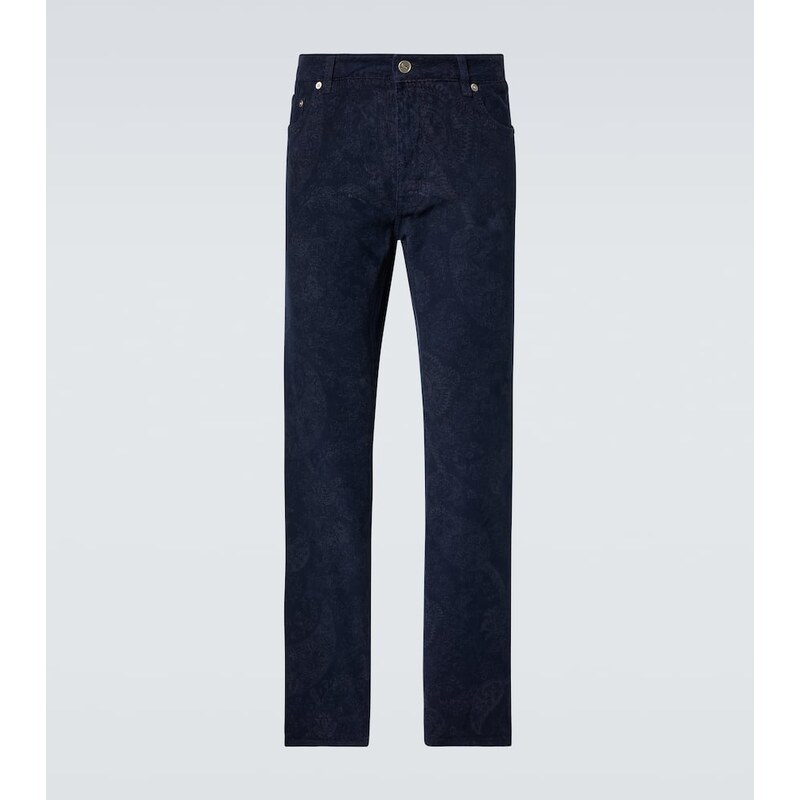 Etro Printed straight jeans