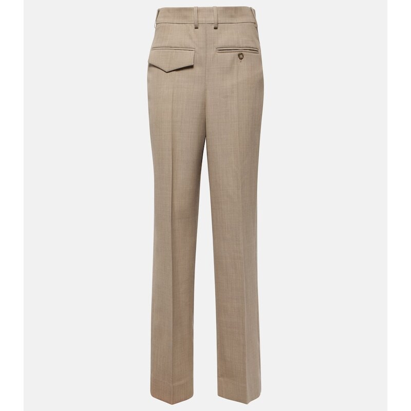 Victoria Beckham Virgin wool straight pants