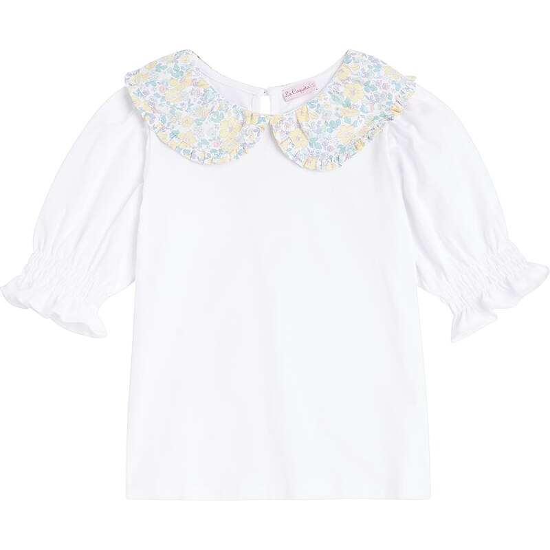 La Coqueta Lorena cotton jersey top