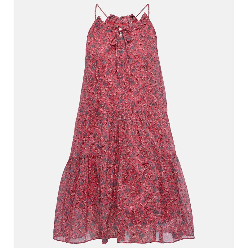 Marant Etoile Kayne printed cotton minidress