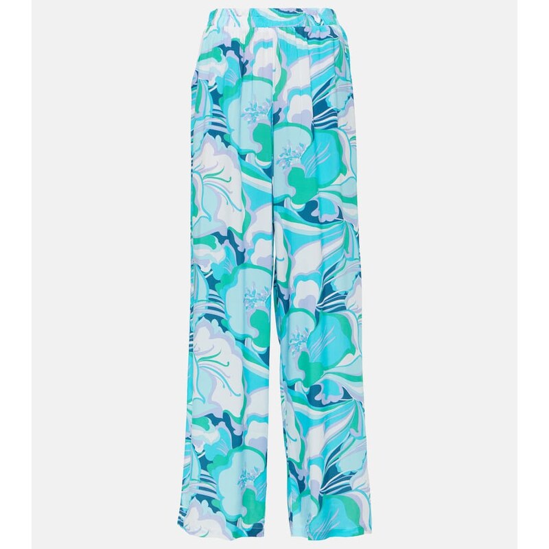 Melissa Odabash Olivia floral wide-leg pants