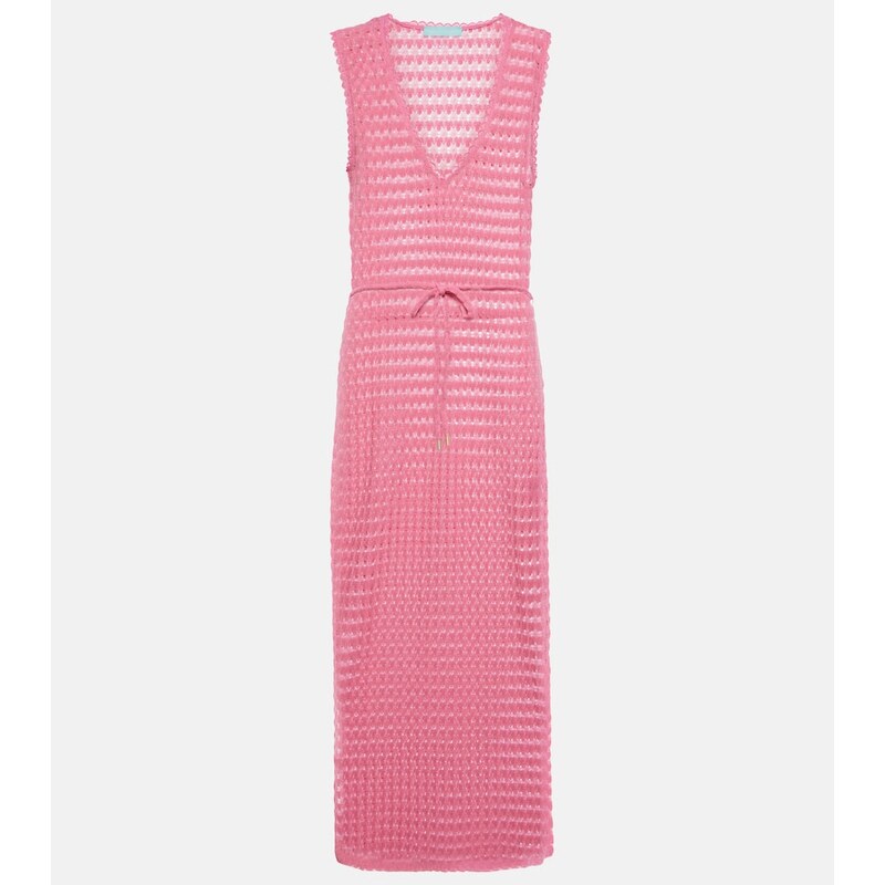 Melissa Odabash Annabel open-knit midi dress