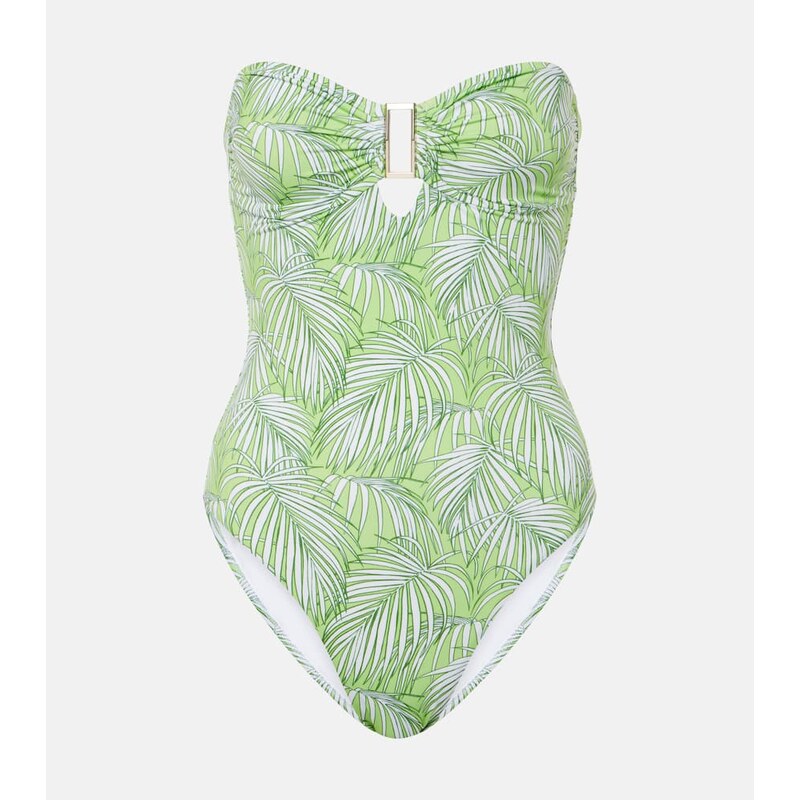 Melissa Odabash Como printed strapless swimsuit