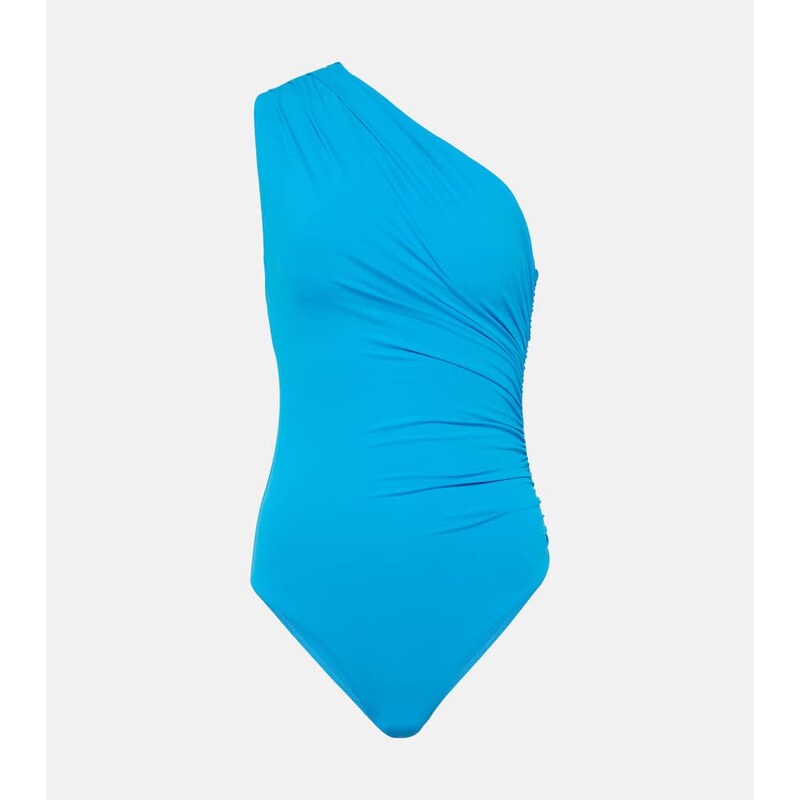 Melissa Odabash Arizona one-shoulder gathered swimsuit