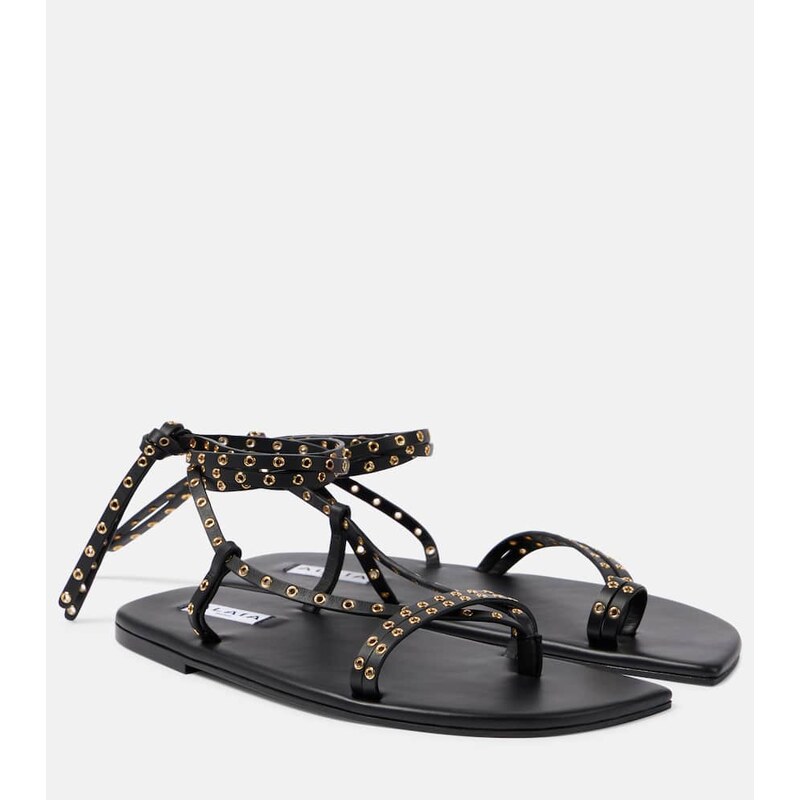 Alaia AlaÃ¯a Marsa embellished leather sandals