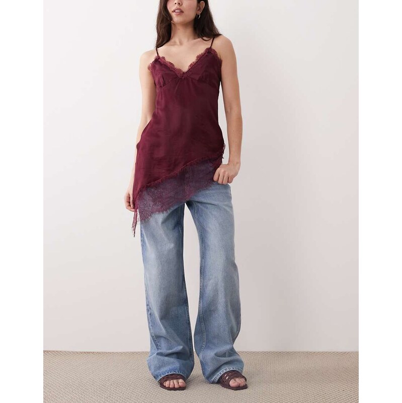 Mango River 100% cotton straight jean in light blue