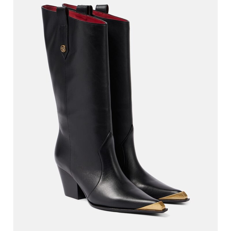 Etro Leather cowboy boots