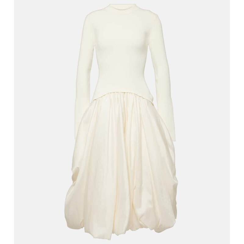 Simkhai Kenlie taffeta-trimmed midi dress