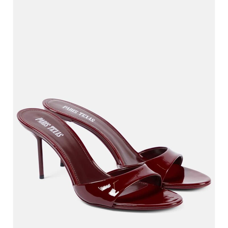 Paris Texas Lidia 70 patent leather mules