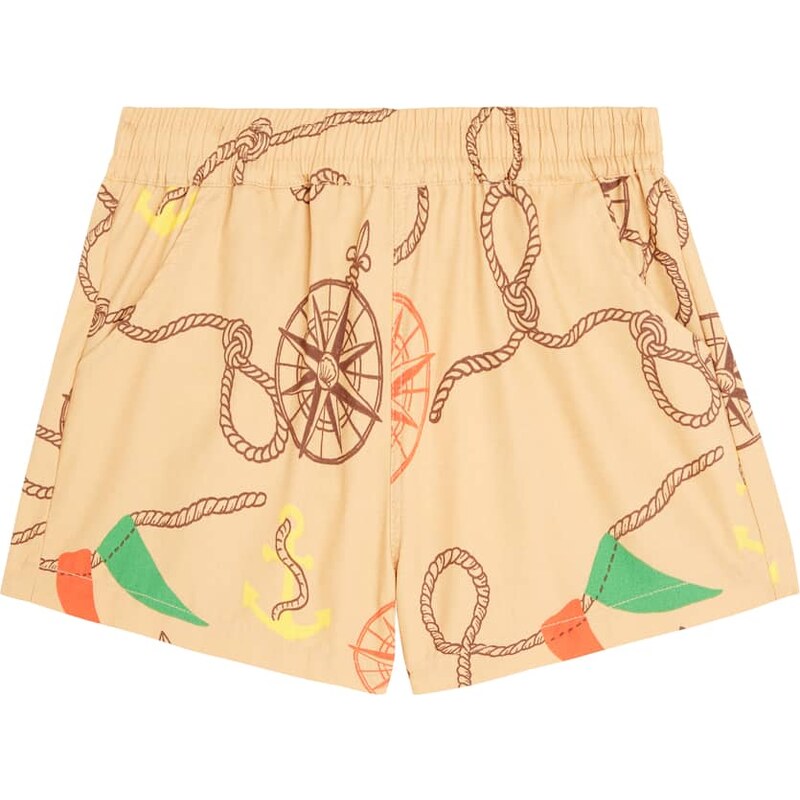 Mini Rodini Nautical cotton twill shorts