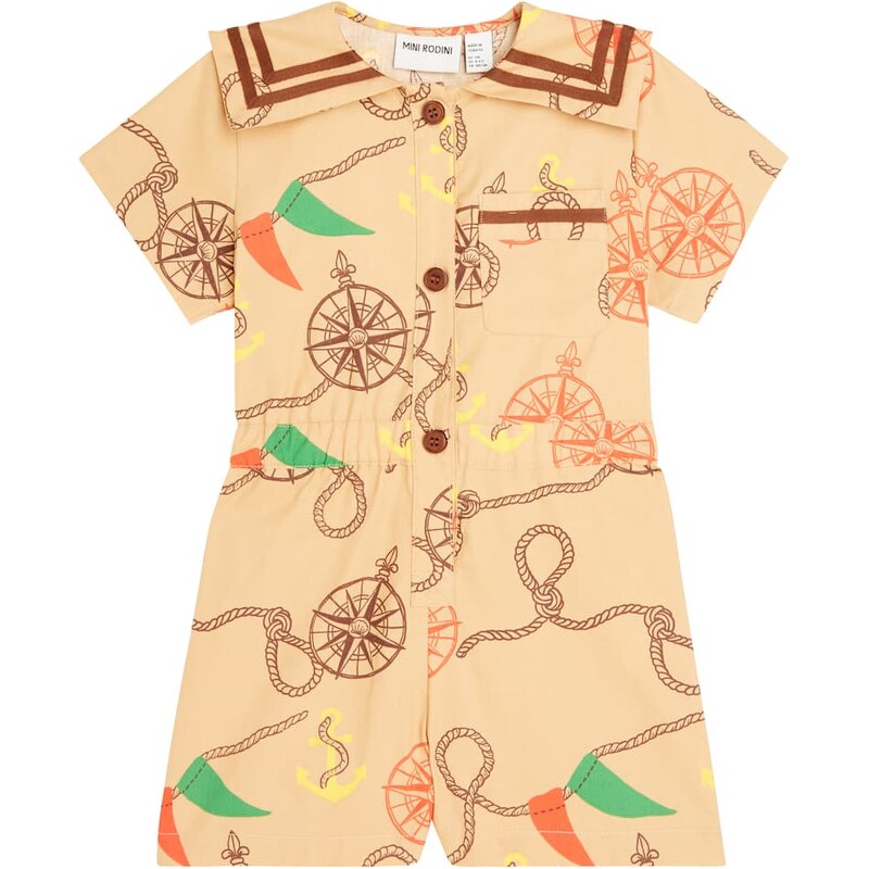 Mini Rodini Nautical cotton playsuit