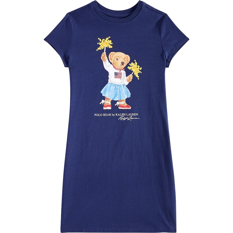 Polo Ralph Lauren Kids Polo Bear cotton jersey T-shirt dress