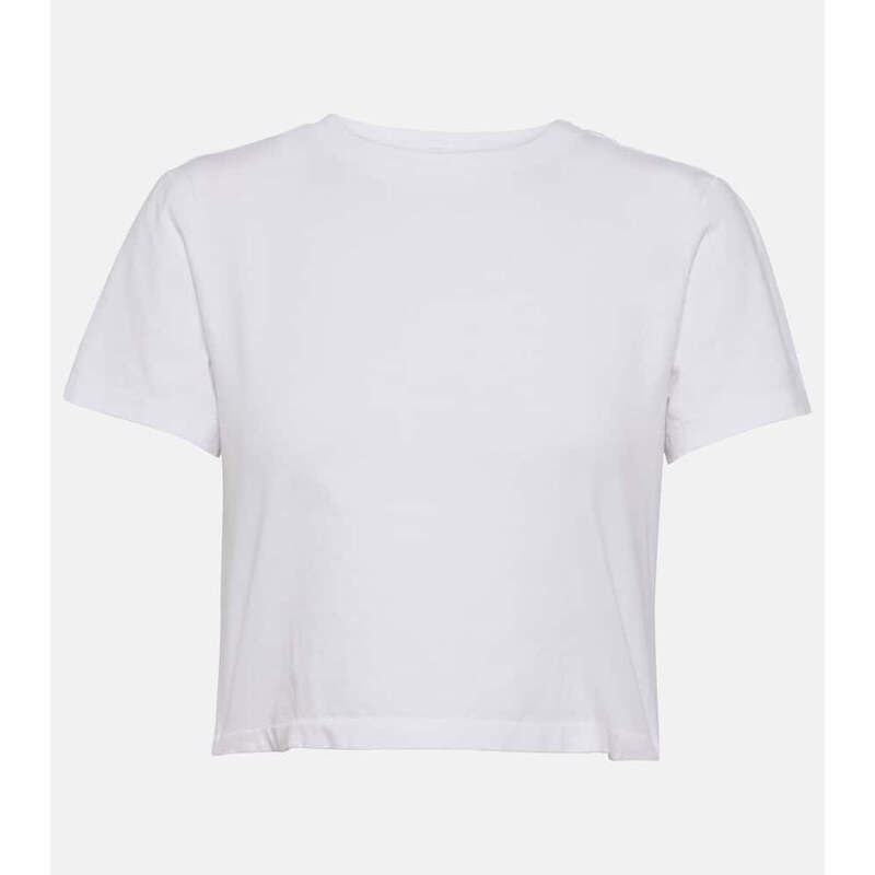 Re/Done Cotton jersey crop top