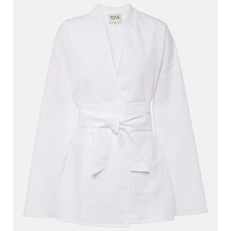 Tove Arya cotton wrap top