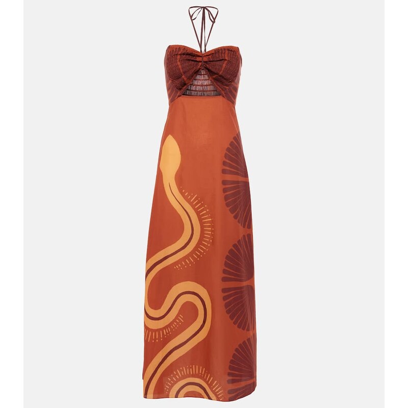 Johanna Ortiz Cotton maxi dress