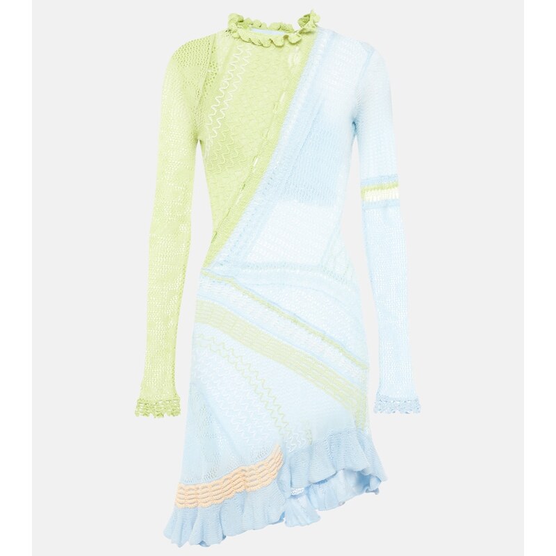 Roberta Einer Ali open-knit cotton minidress