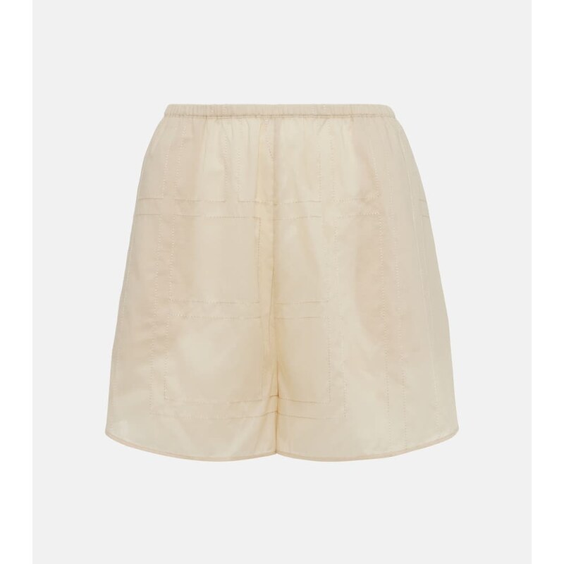 Toteme Monogram cotton-blend shorts