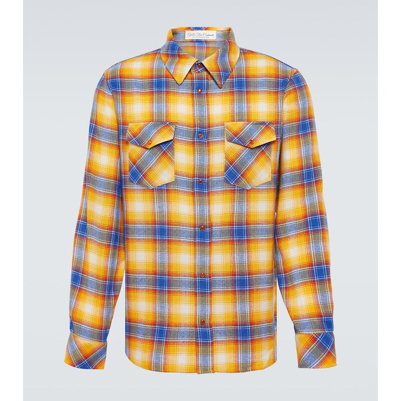 Gods True Cashmere Tartan cashmere shirt