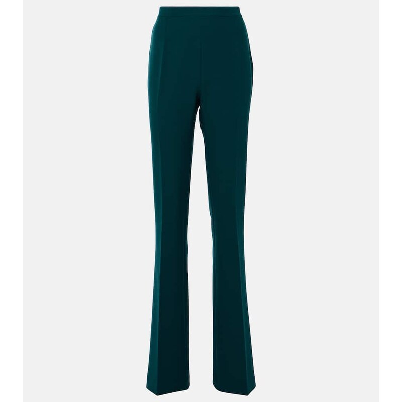 Safiyaa Alexa high-rise crÃªpe flared pants