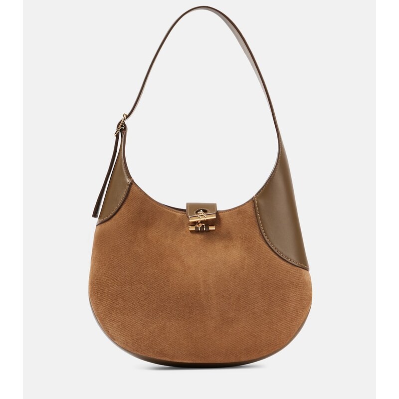 Loro Piana Bobbin Medium leather shoulder bag
