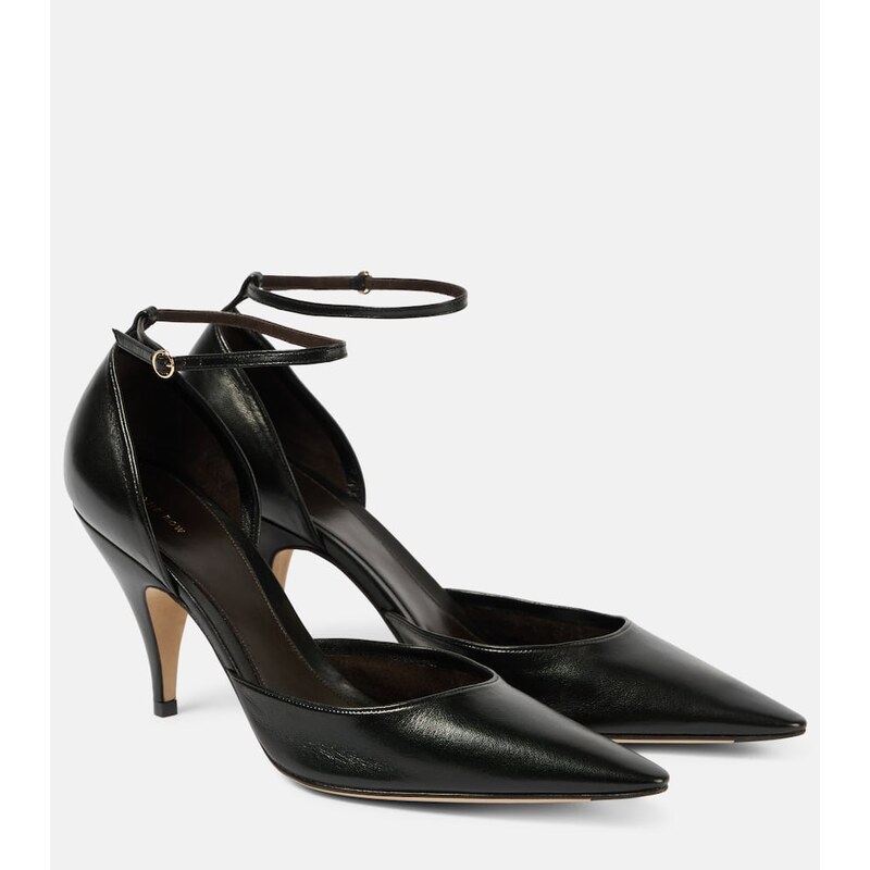 The Row Liisa leather pumps