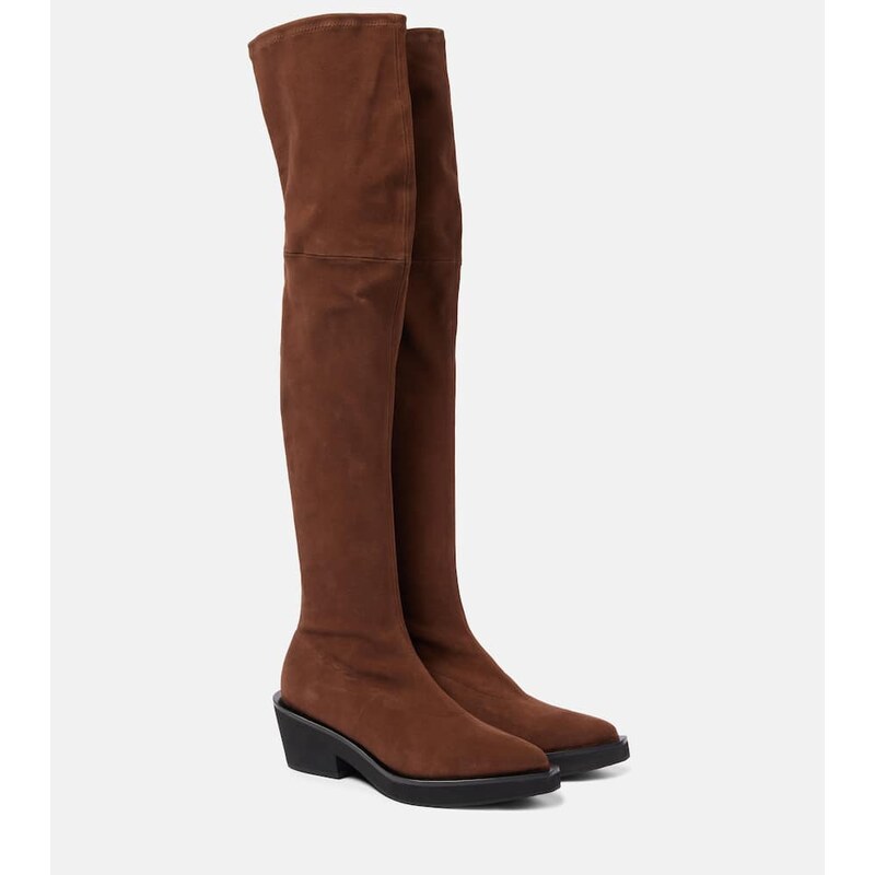 Clergerie Tenny suede over-the-knee boots