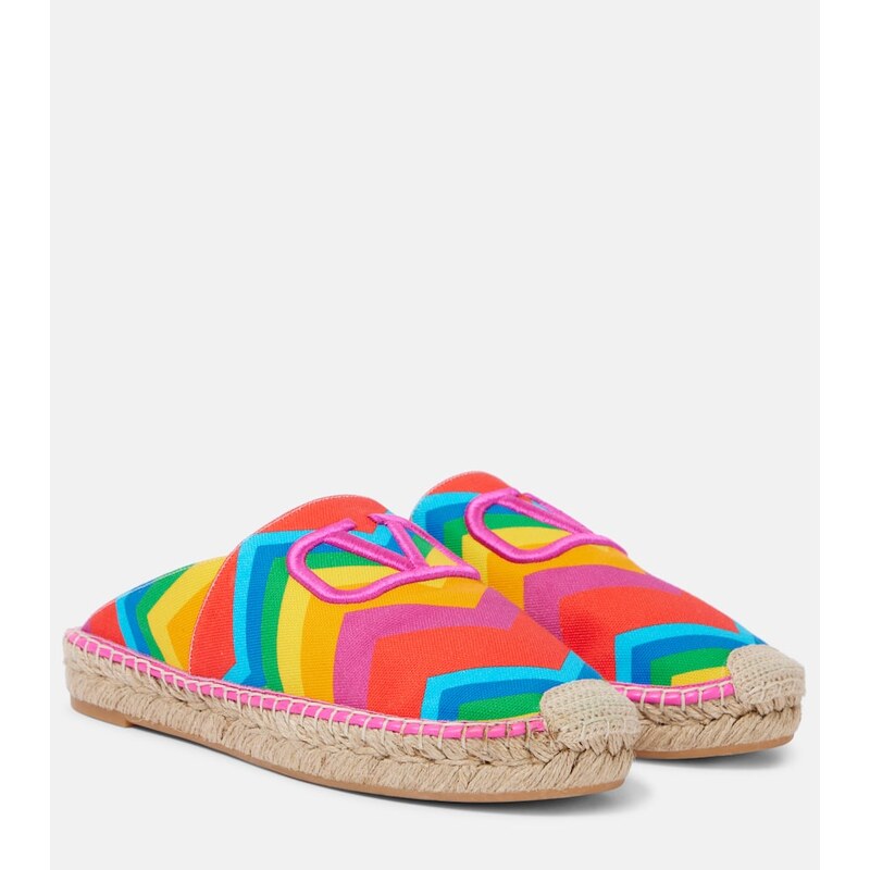 Valentino Garavani VLogo canvas espadrilles