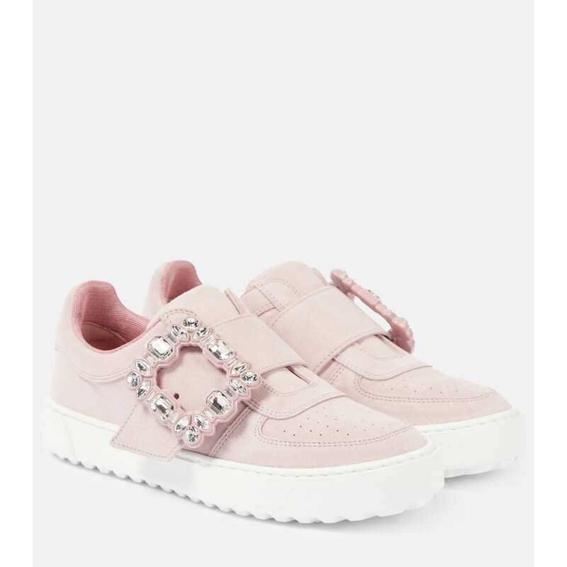 Roger Vivier Very Vivier embellished leather sneakers