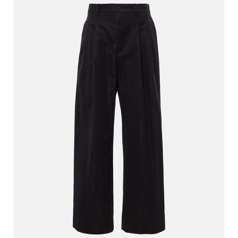 Wardrobe.NYC Cotton-blend drill wide-leg pants