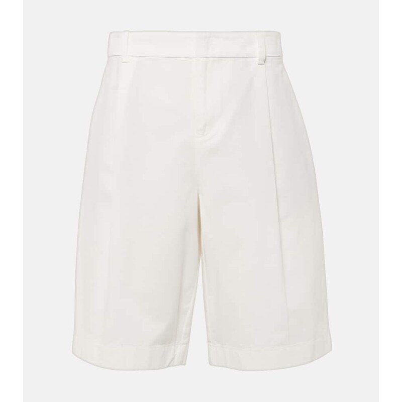 Vince High-rise cotton shorts
