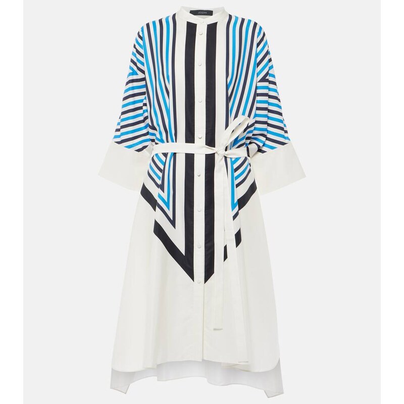 Joseph Dania printed silk and cotton shirt dress