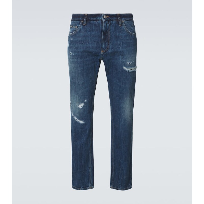 Dolce&Gabbana Distressed straight jeans