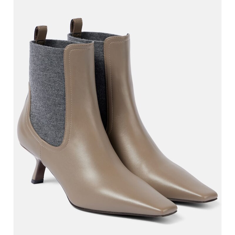 Brunello Cucinelli Leather ankle boots
