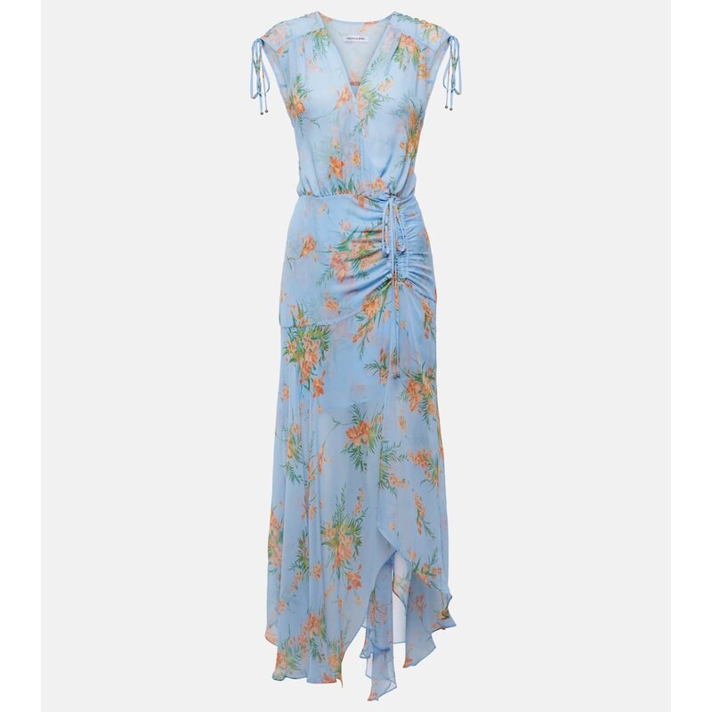 Veronica Beard Dovima floral silk maxi dress