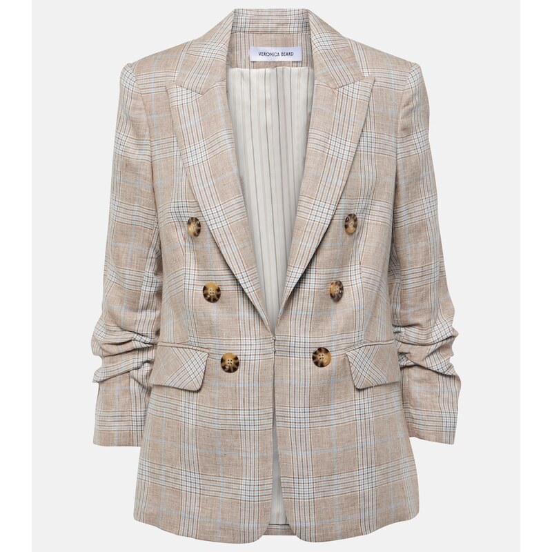 Veronica Beard Beacon Dickey linen blazer