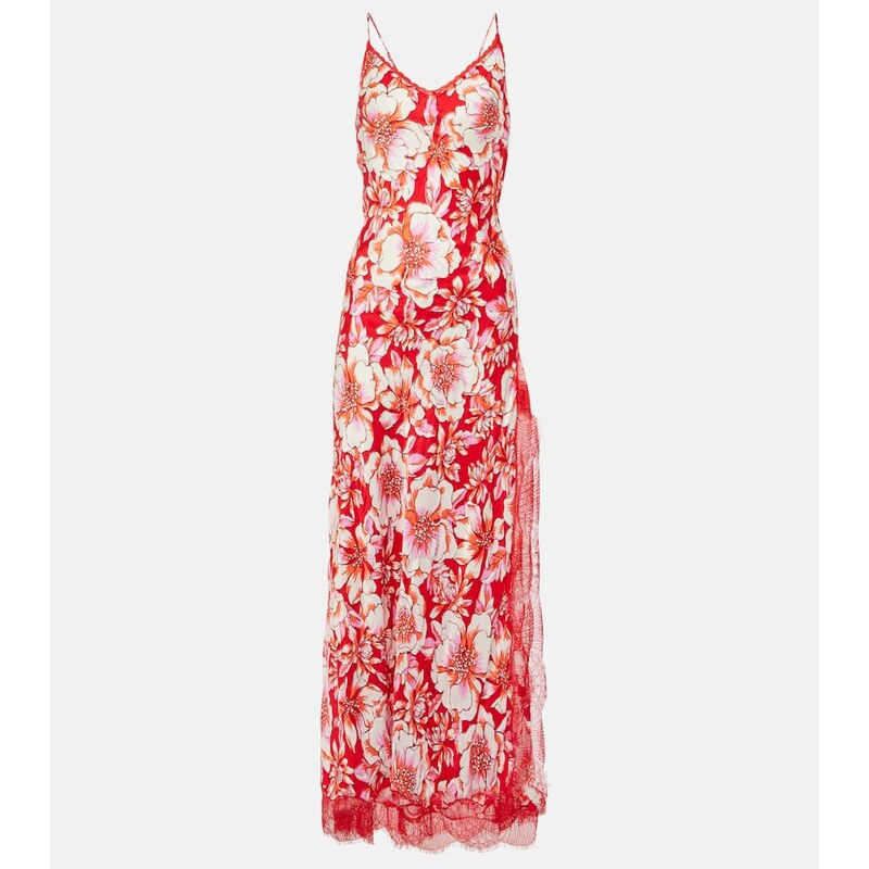 Poupette St Barth Lucia printed midi dress