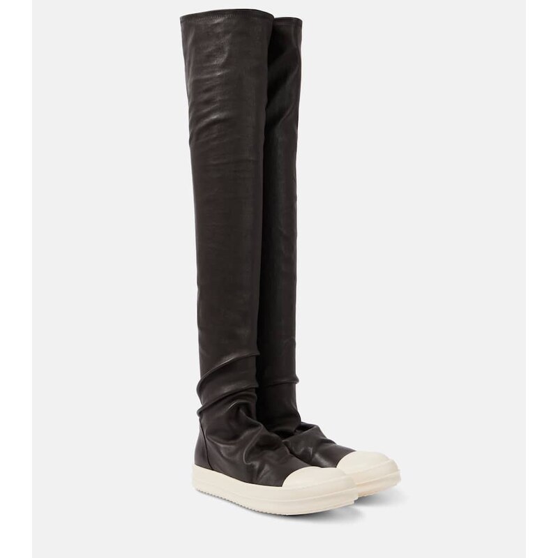 Rick Owens Stocking knee-high leather sneakers