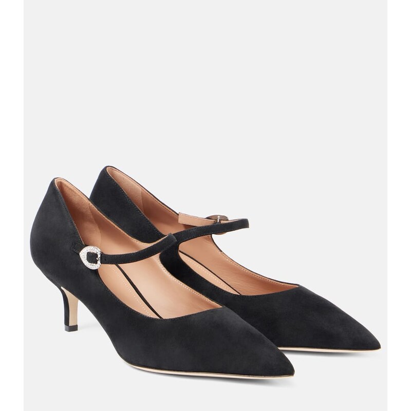 Malone Souliers x Tabitha Simmons Kate 45 suede pumps