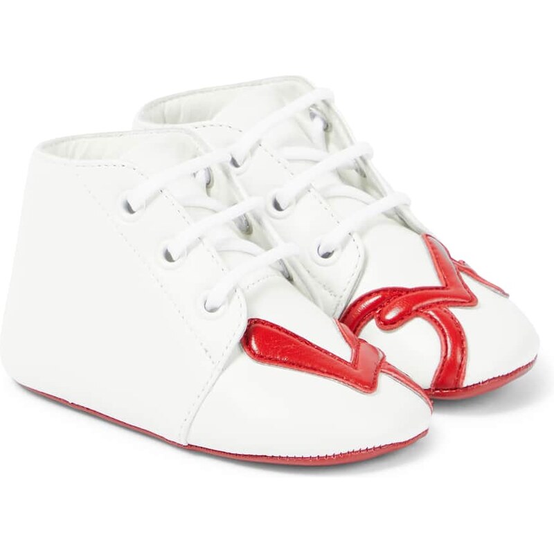 Christian Louboutin Kids Baby Love leather booties