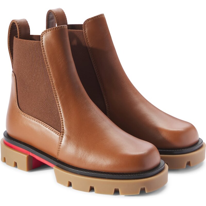 Christian Louboutin Kids Marchacroche leather Chelsea boots