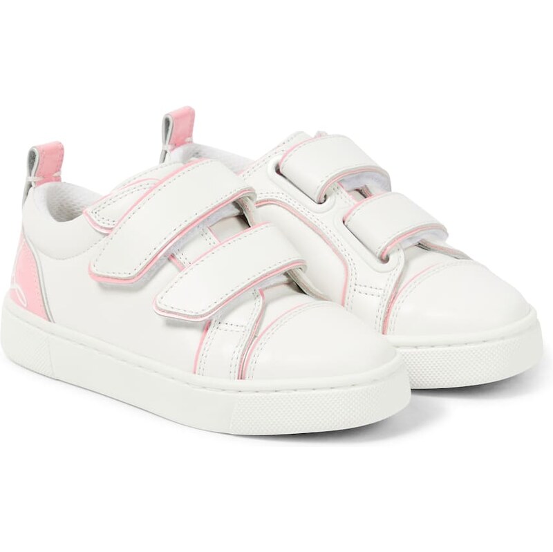 Christian Louboutin Kids Funnyto Scratch leather sneakers