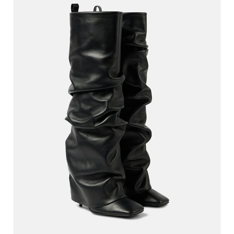 The Attico Rea leather knee-high boots