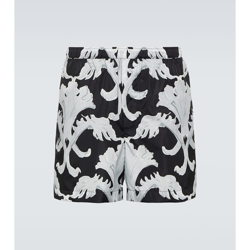 Valentino Printed swim trunks