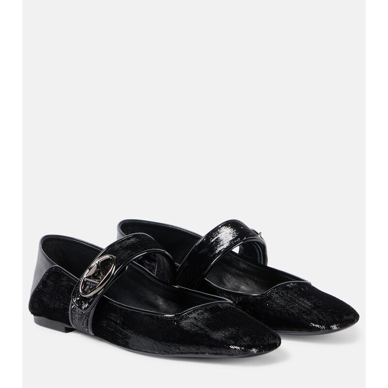 Valentino Garavani VLogo Locker Mary Jane flats