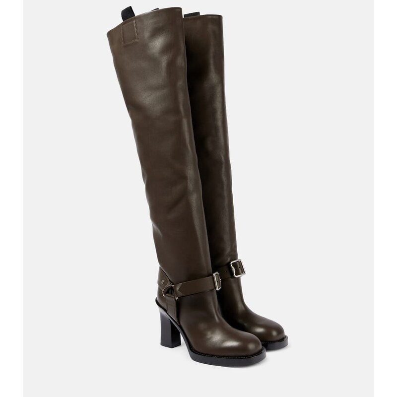 Burberry Leather over-the-knee boots