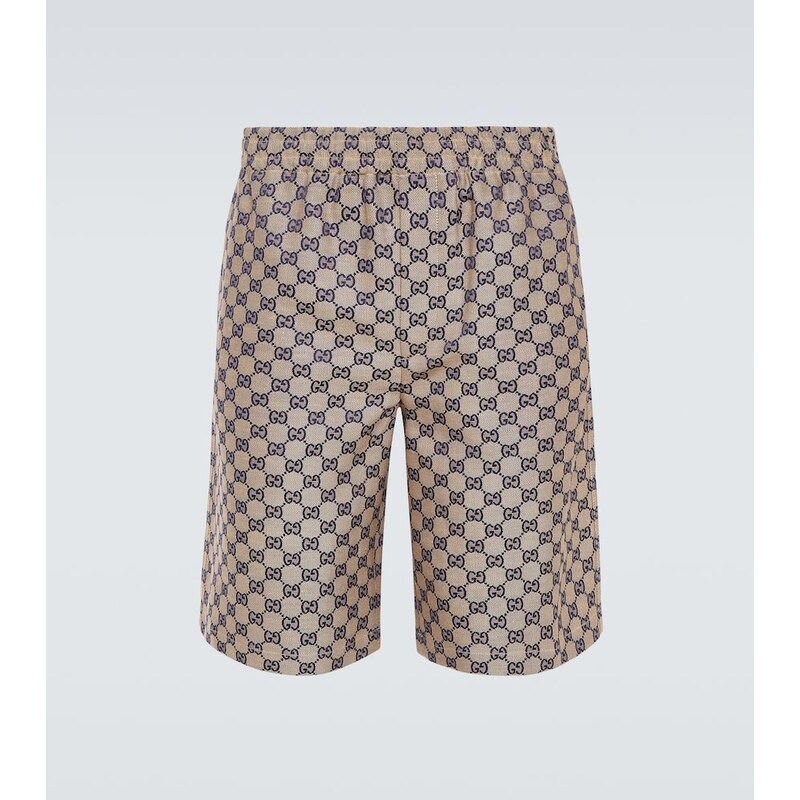 Gucci GG linen-blend shorts